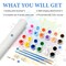 Paint by Numbers Kit for Adults Beginner – Flower Canvas Painting, DIY Acrylic & Watercolor Style Paint by Numbers, Home Wall Decor Gift 16x20 Inch